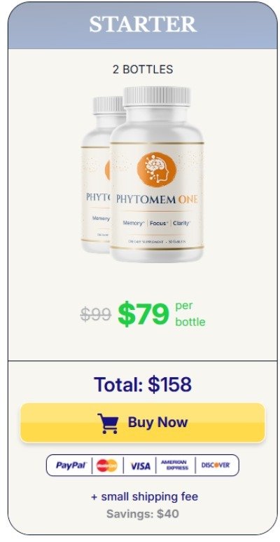 Phytomem One single bottle supplement